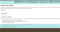 Desktop Screenshot of biblioteca.labitacoradeltigre.com